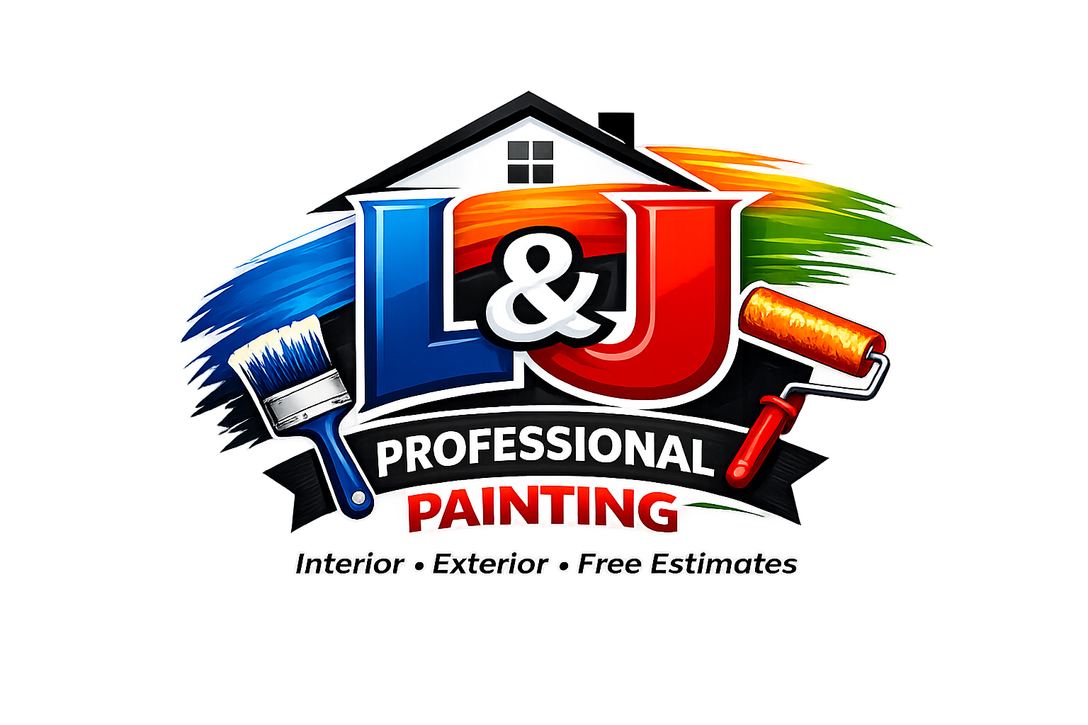 L&J Professional Painting Logo